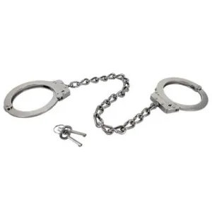 100% Authentic Police Leg Cuffs Handcuffs