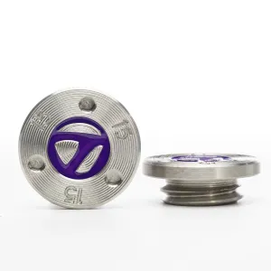 2 of Silver Weight for TaylorMade TP, Spider FCG, Truss, and Spider Mini Putters, Purple