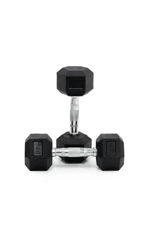 5kg Body Iron Commercial Rubber Hex Dumbbell Pair