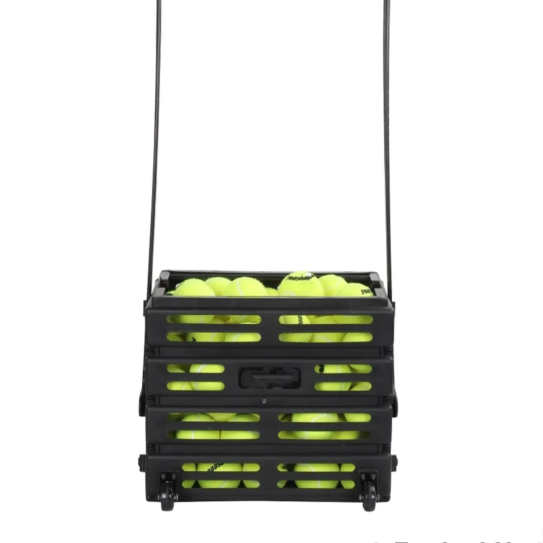 AMB Sports Tennis Ball Picker and Basket with Wheels