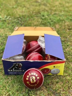 Bazooka Red Cricket Ball | Cricket | KIBI Sports