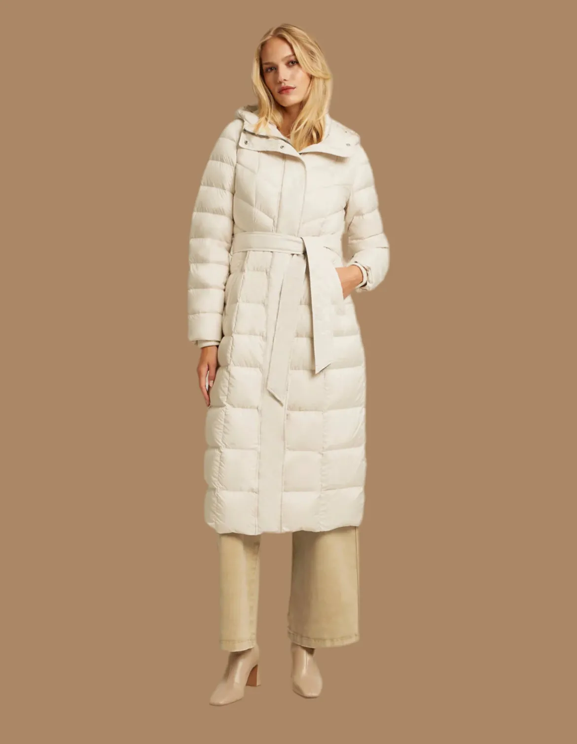 Beaumont winter white  puffer Coat