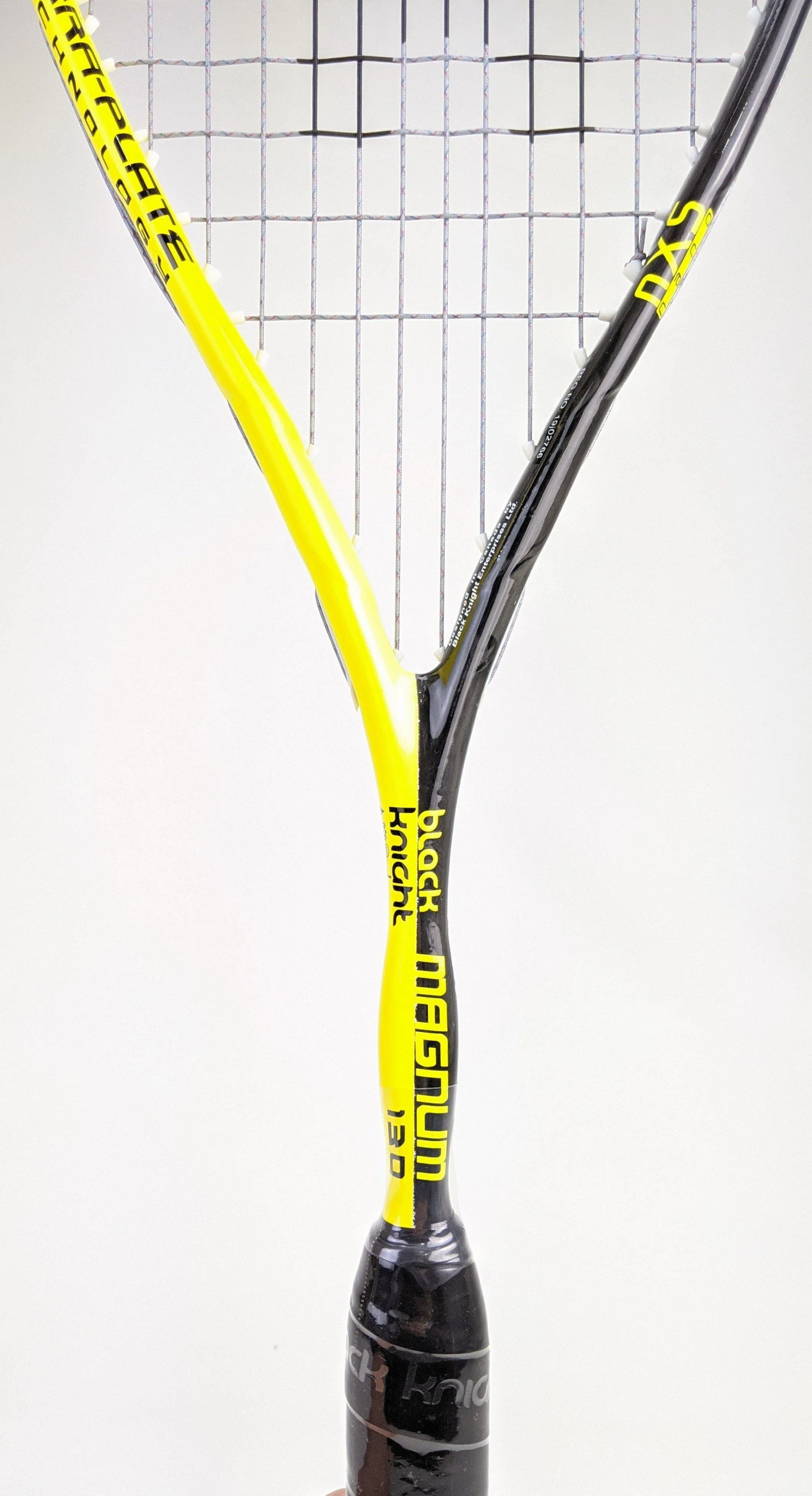 Black Knight NXS Magnum 130 Black/Yellow Squash Racquet