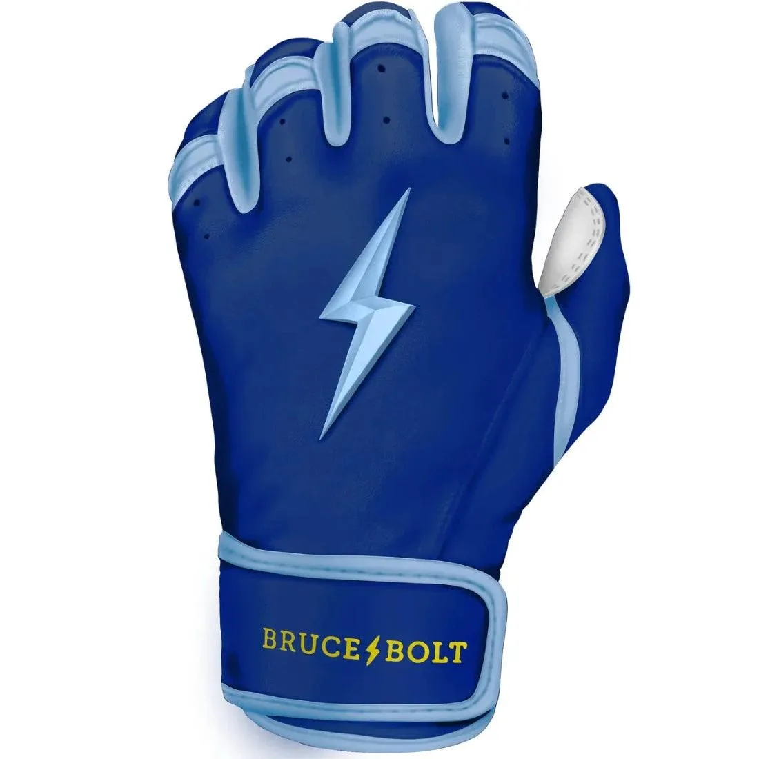 Bruce Bolt PREMIUM PRO Phillips Series Short Cuff Batting Gloves: Navy