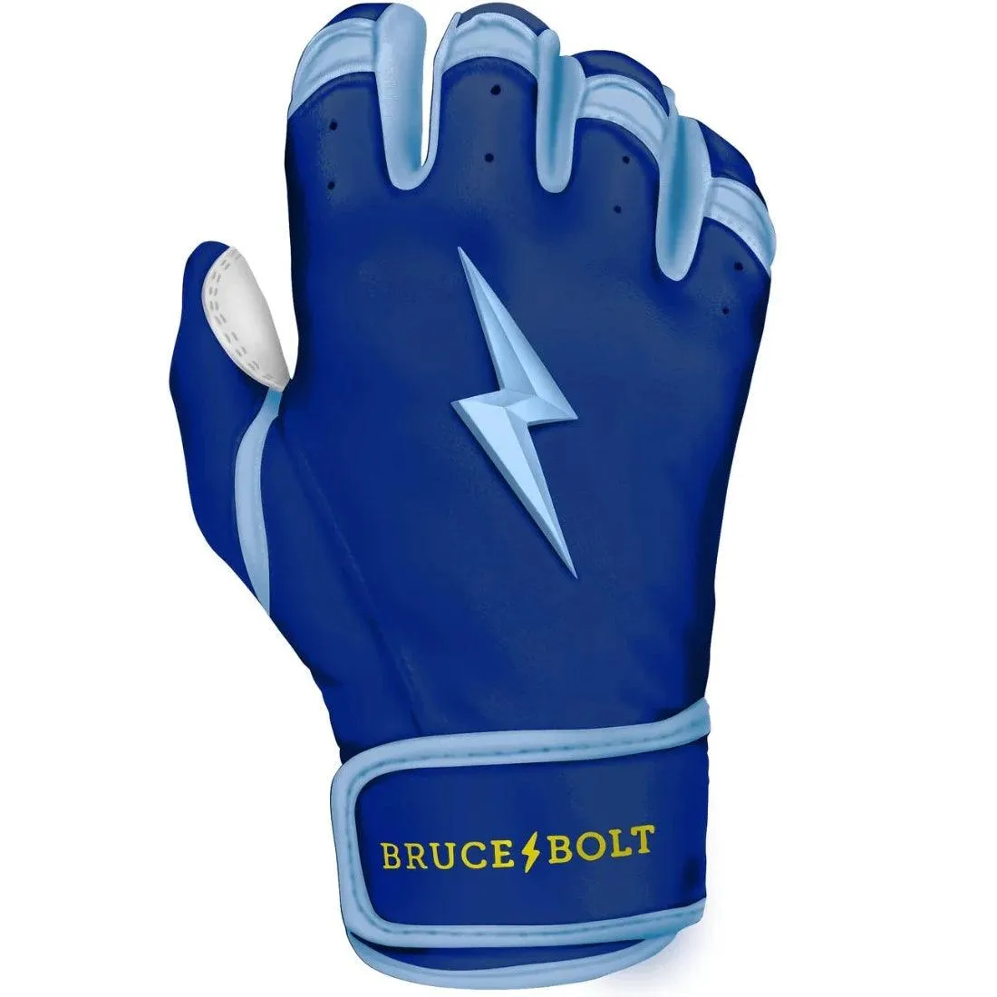 Bruce Bolt PREMIUM PRO Phillips Series Short Cuff Batting Gloves: Navy