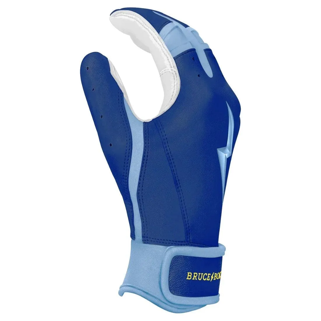 Bruce Bolt PREMIUM PRO Phillips Series Short Cuff Batting Gloves: Navy