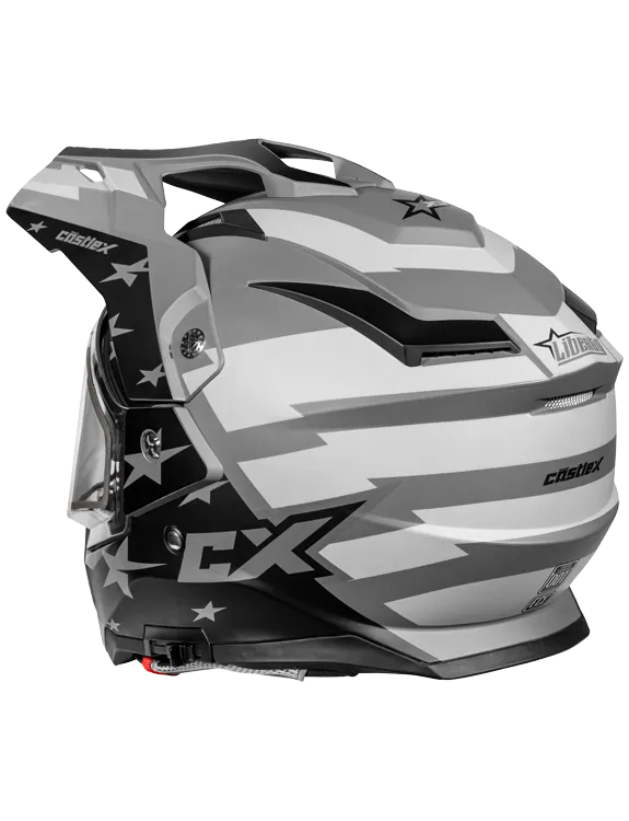 Castle X CX200 Liberty Heated Electric Shield Snowmobile Helmet