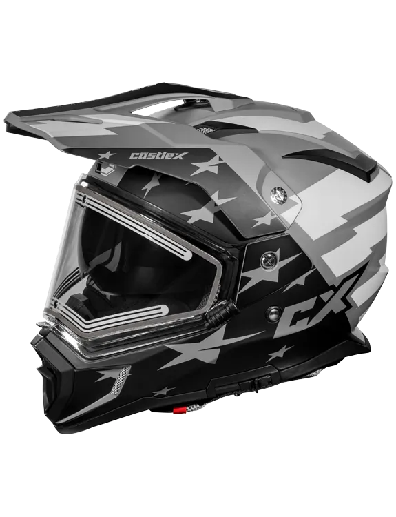 Castle X CX200 Liberty Heated Electric Shield Snowmobile Helmet