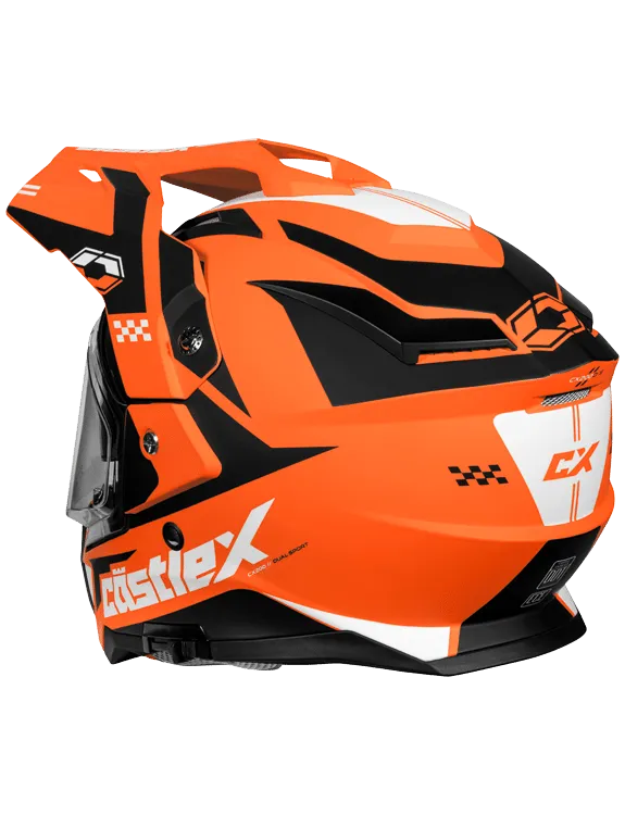 Castle X CX200 Wrath Heated Electric Shield Snowmobile Helmet