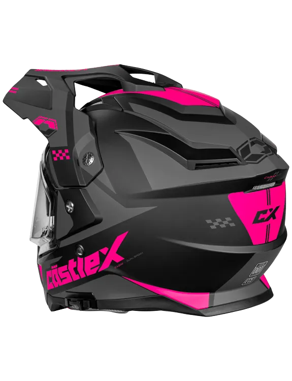 Castle X CX200 Wrath Heated Electric Shield Snowmobile Helmet