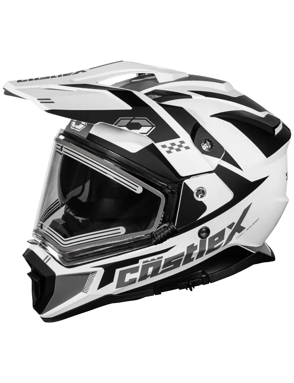 Castle X CX200 Wrath Heated Electric Shield Snowmobile Helmet