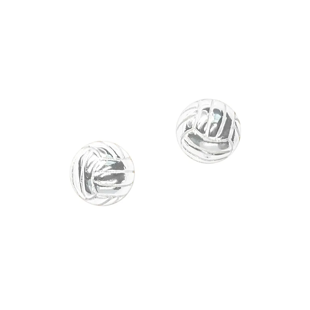 CC Sport Volleyball Mom Double Charm Necklace and Earrings Gift Set