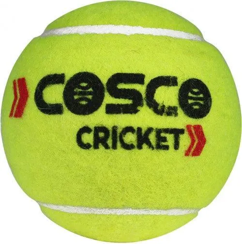 Cosco Light Cricket Tennis Ball (Pack of 6) | KIBI Sports