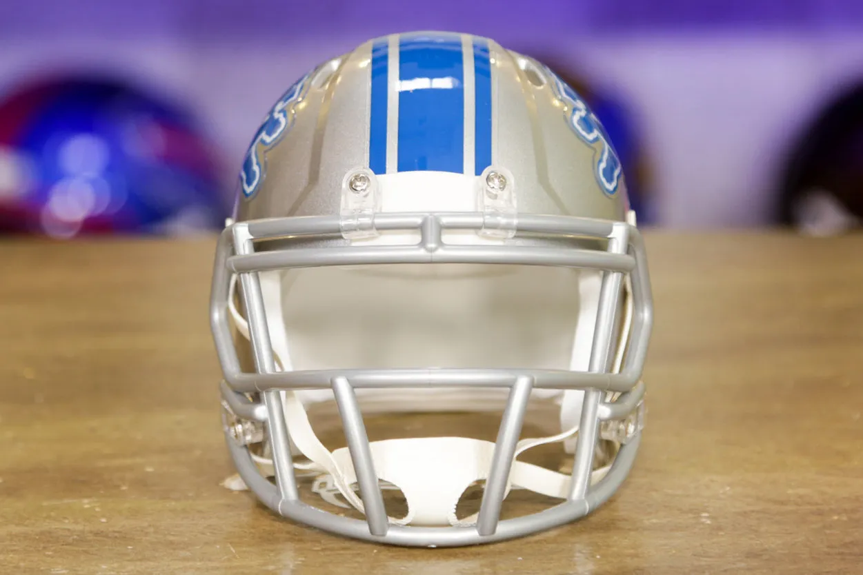 Detroit Lions Riddell Speed Mini Helmet - 2017-2023 Throwback