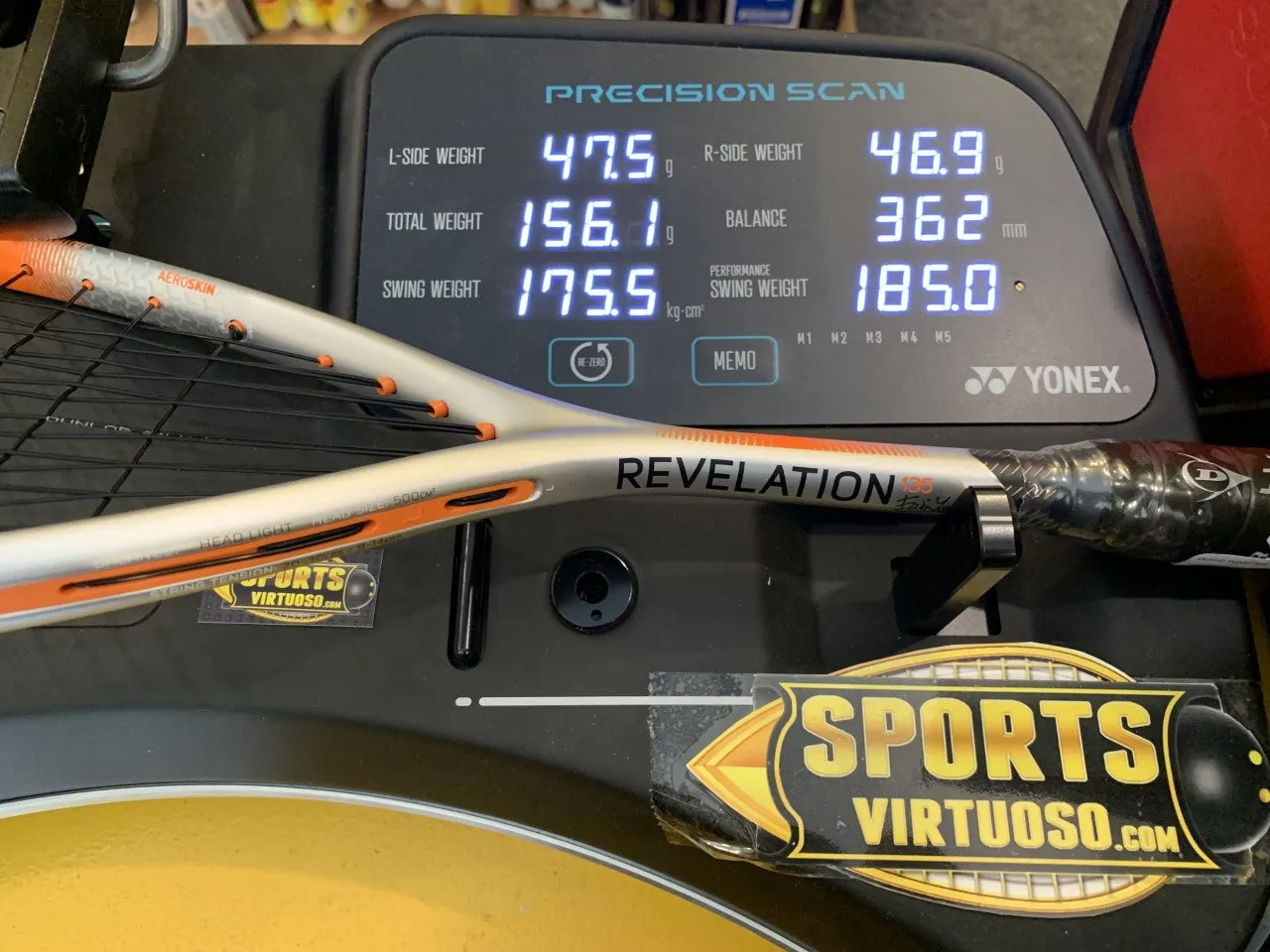 Dunlop HyperFibre XT Revelation 135 Squash Racquet