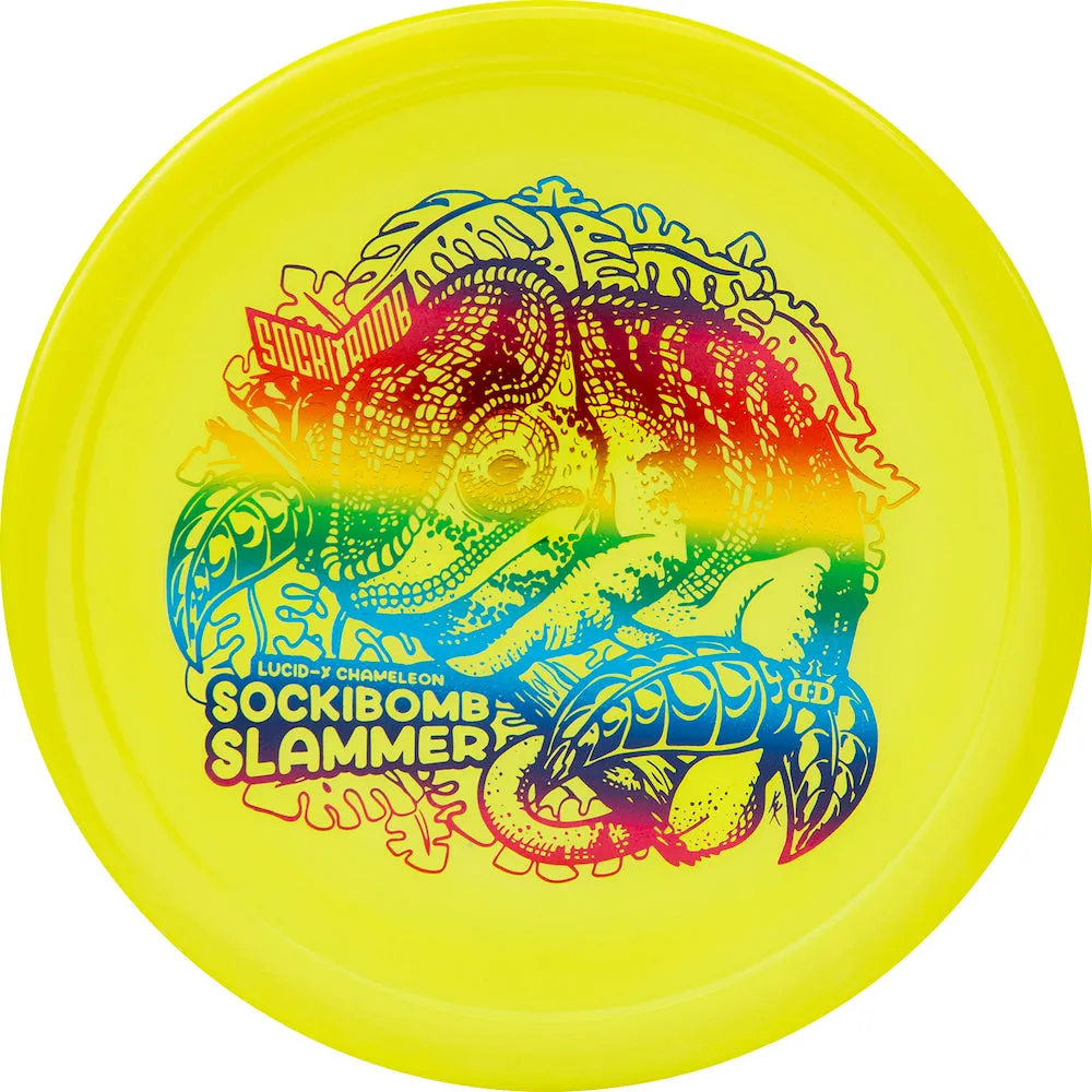 Dynamic Discs Lucid-X Chameleon Sockibomb Slammer Ricky Wysocki 2023 Team Series