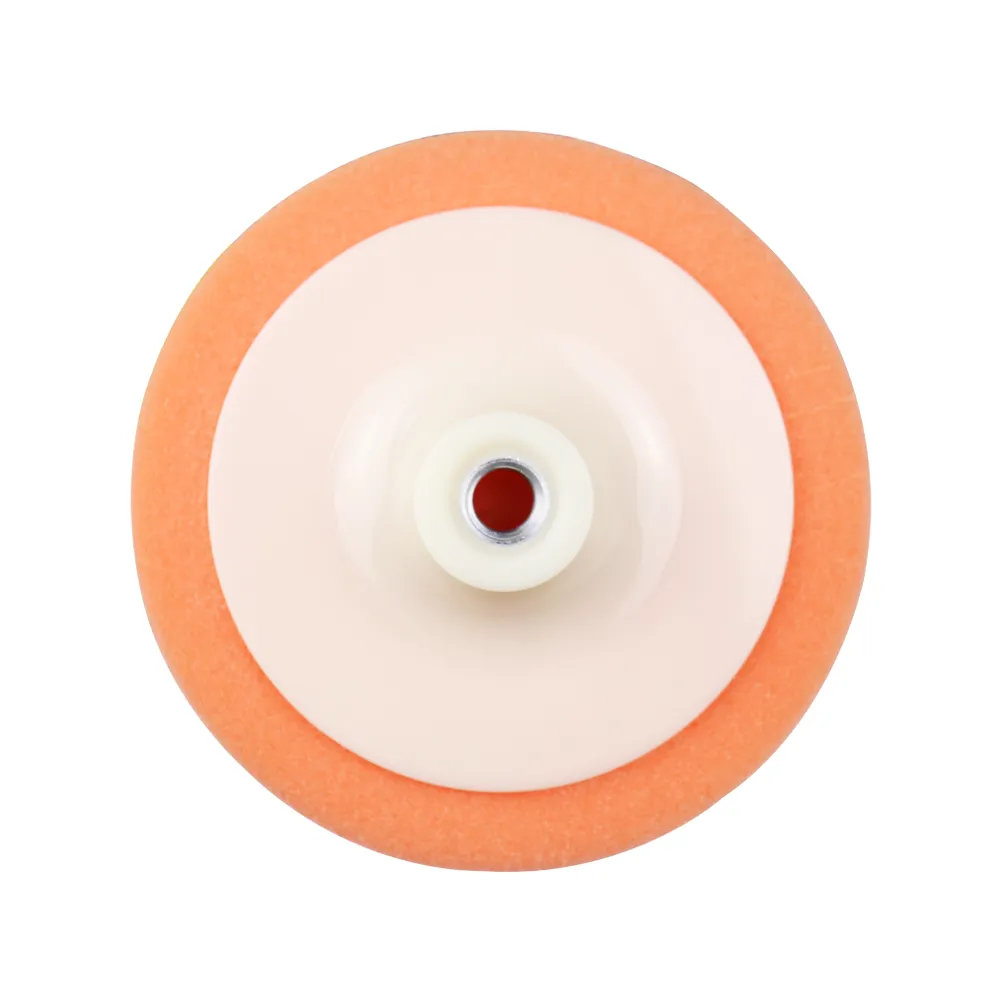 ECLIPSE 150mm Orange Foam Buffing Compounding Pad M14 6 inch with Plate