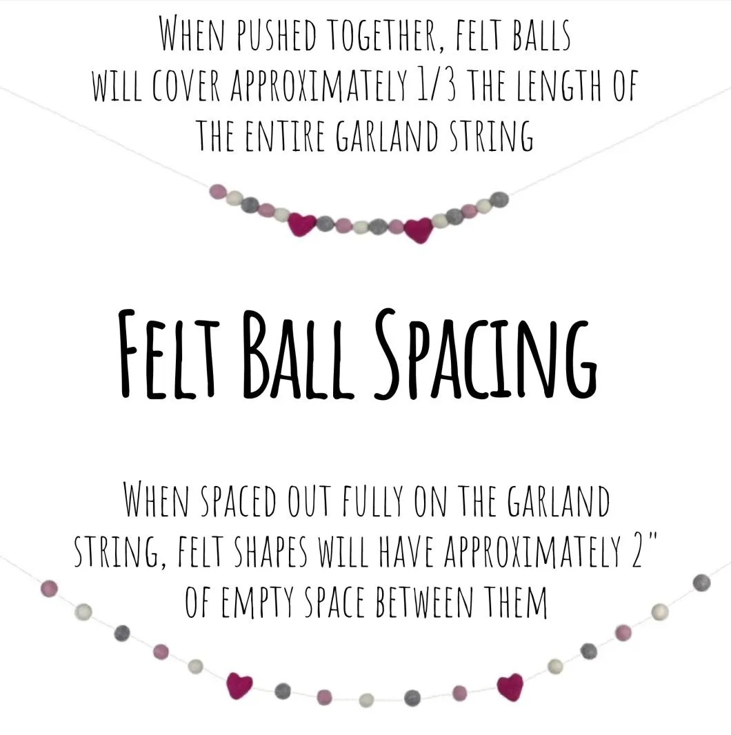 Fall Football Garland- Orange, Brown