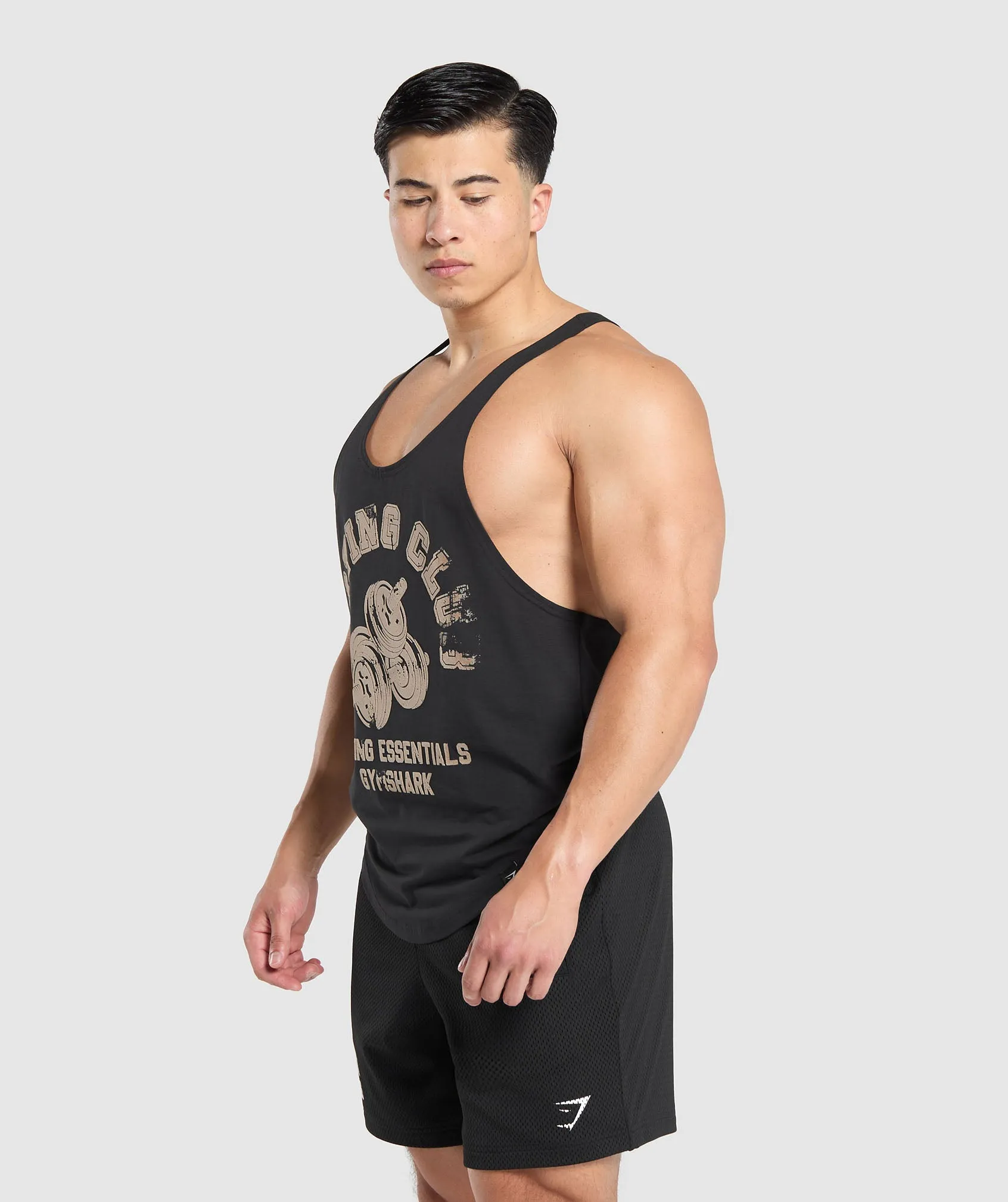 Gymshark Dumbbells Stringer - Black