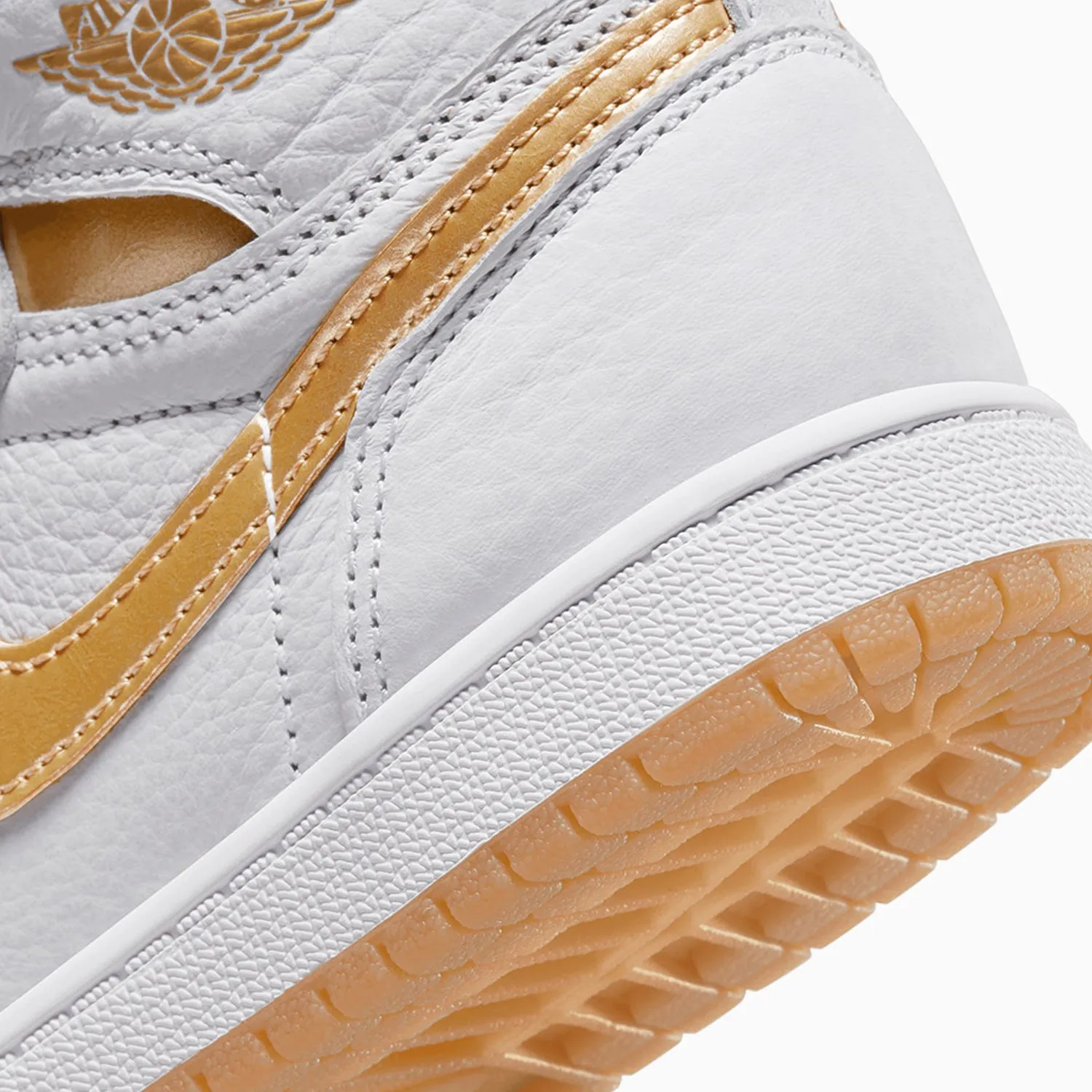 Kid's Air Jordan 1 Retro High OG "Metallic Gold" Pre School