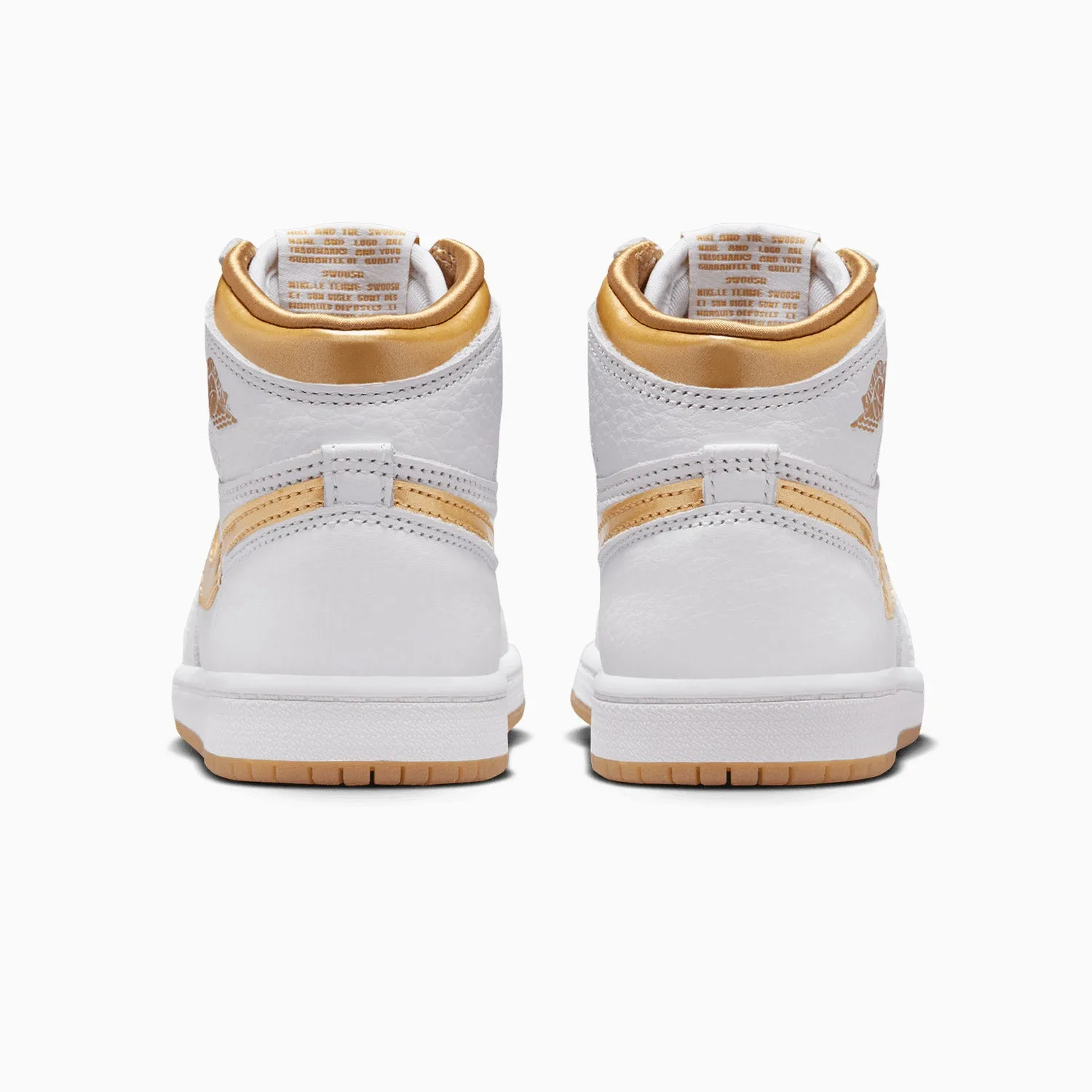 Kid's Air Jordan 1 Retro High OG "Metallic Gold" Pre School