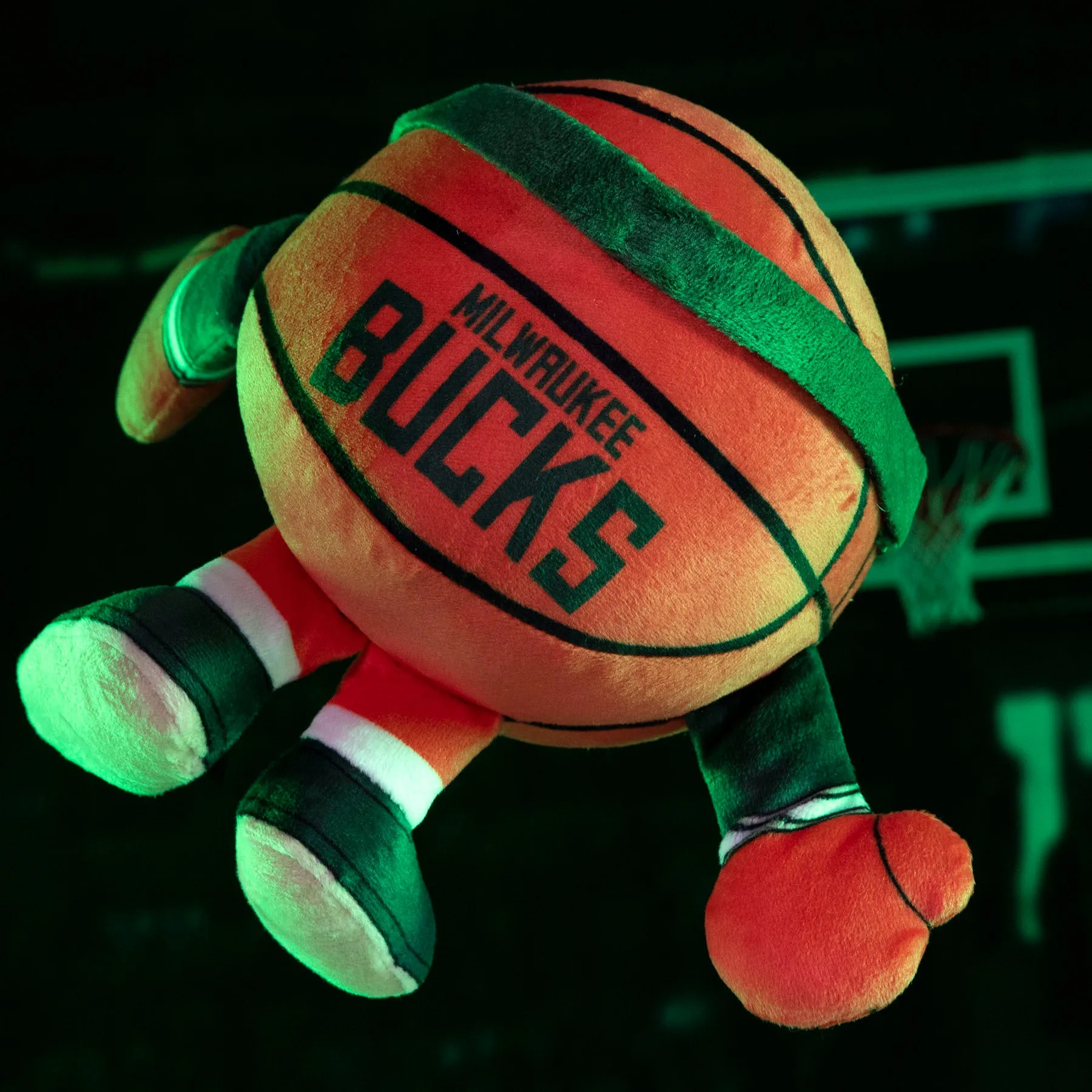 Milwaukee Bucks 8" Kuricha Basketball Plush