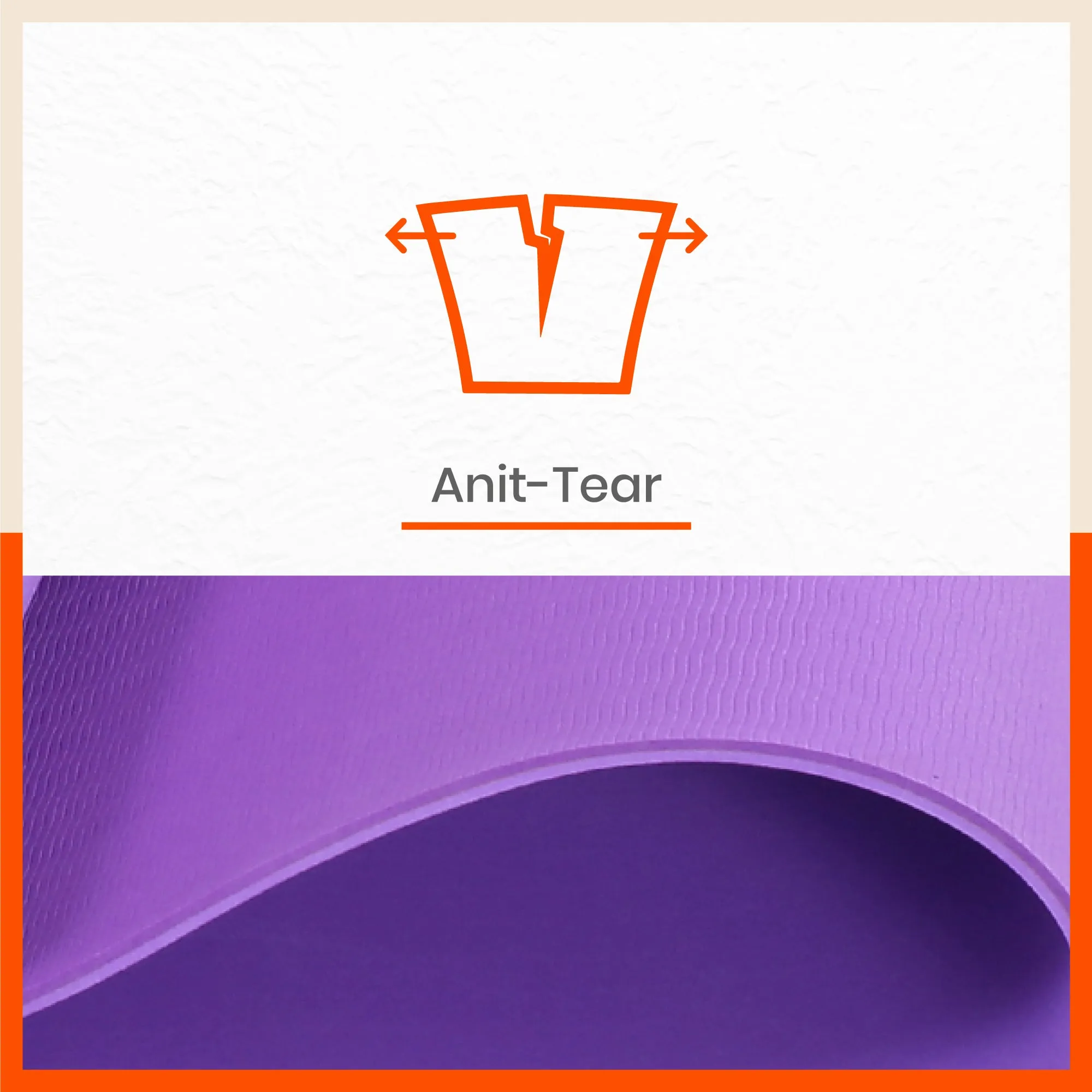 Moksh Premium Yoga Mat | Purple & Mauve (Size: 24” x 72” Thickness: 8mm)