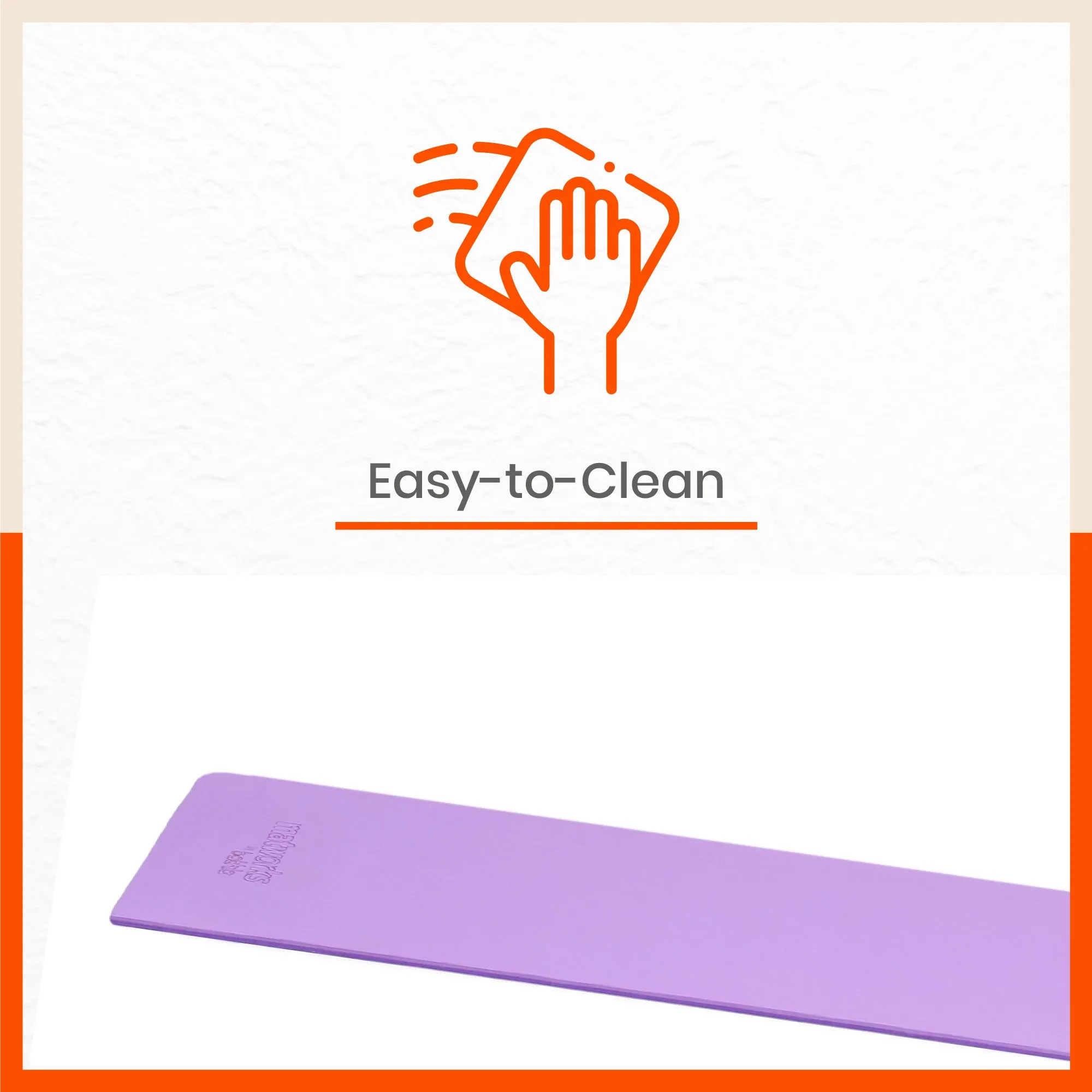 Moksh Premium Yoga Mat | Purple & Mauve (Size: 24” x 72” Thickness: 8mm)