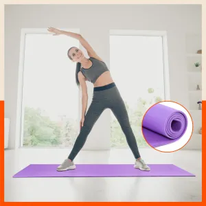 Moksh Premium Yoga Mat | Purple & Mauve (Size: 24” x 72” Thickness: 8mm)