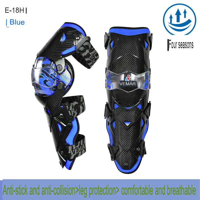 Motorcycle Knee Pads And Elbow Pads, Four-Season Anti-Fall And Wind Protection For Men And Women