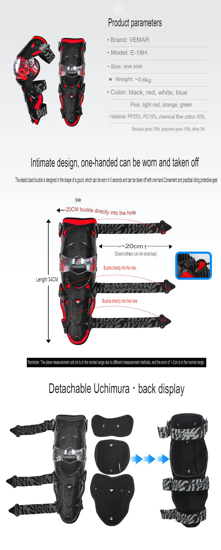 Motorcycle Knee Pads And Elbow Pads, Four-Season Anti-Fall And Wind Protection For Men And Women