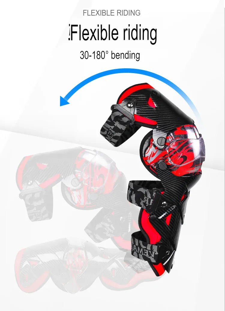 Motorcycle Knee Pads And Elbow Pads, Four-Season Anti-Fall And Wind Protection For Men And Women