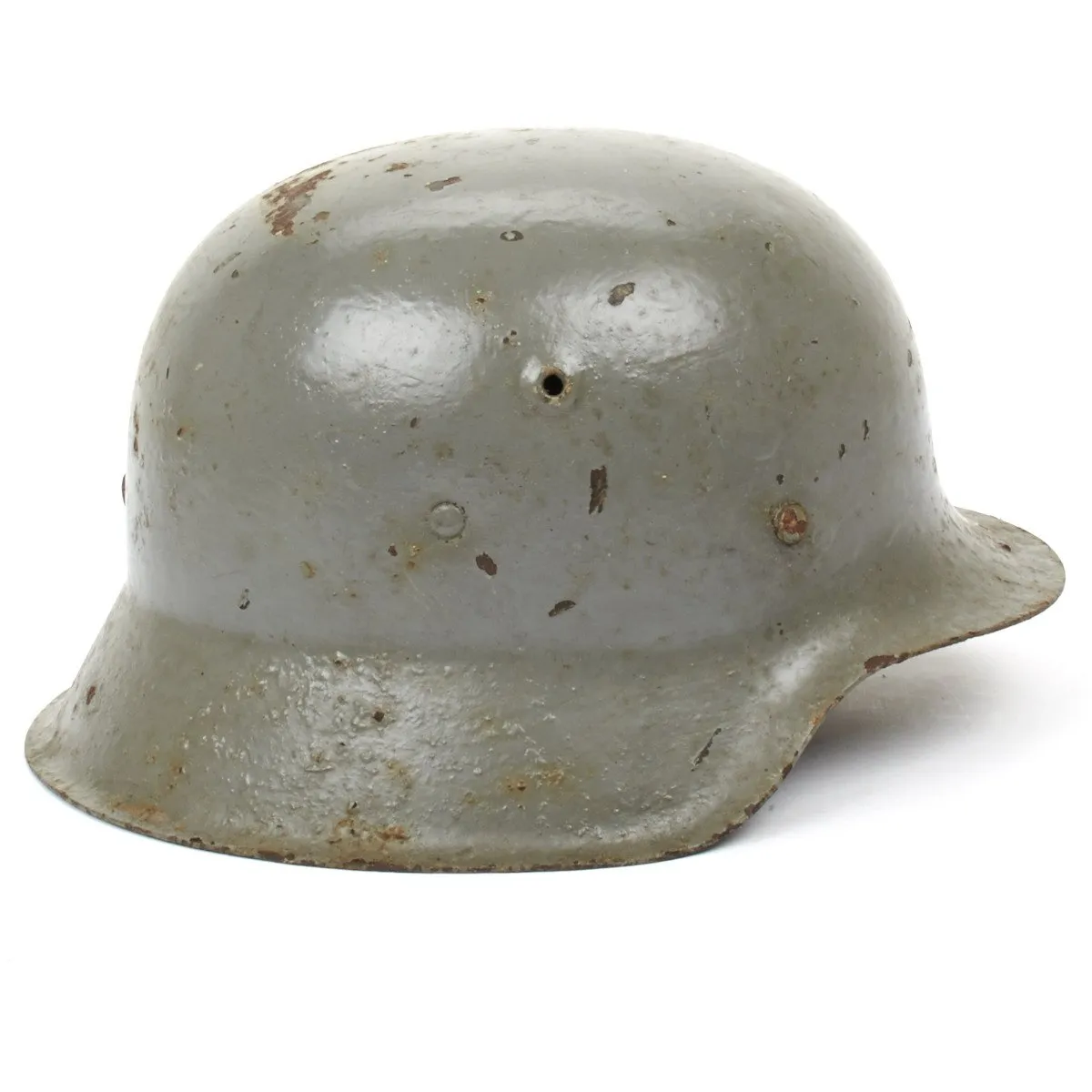 Original German WWII M42 Stahlhelm Steel Helmet- Shell Size 62