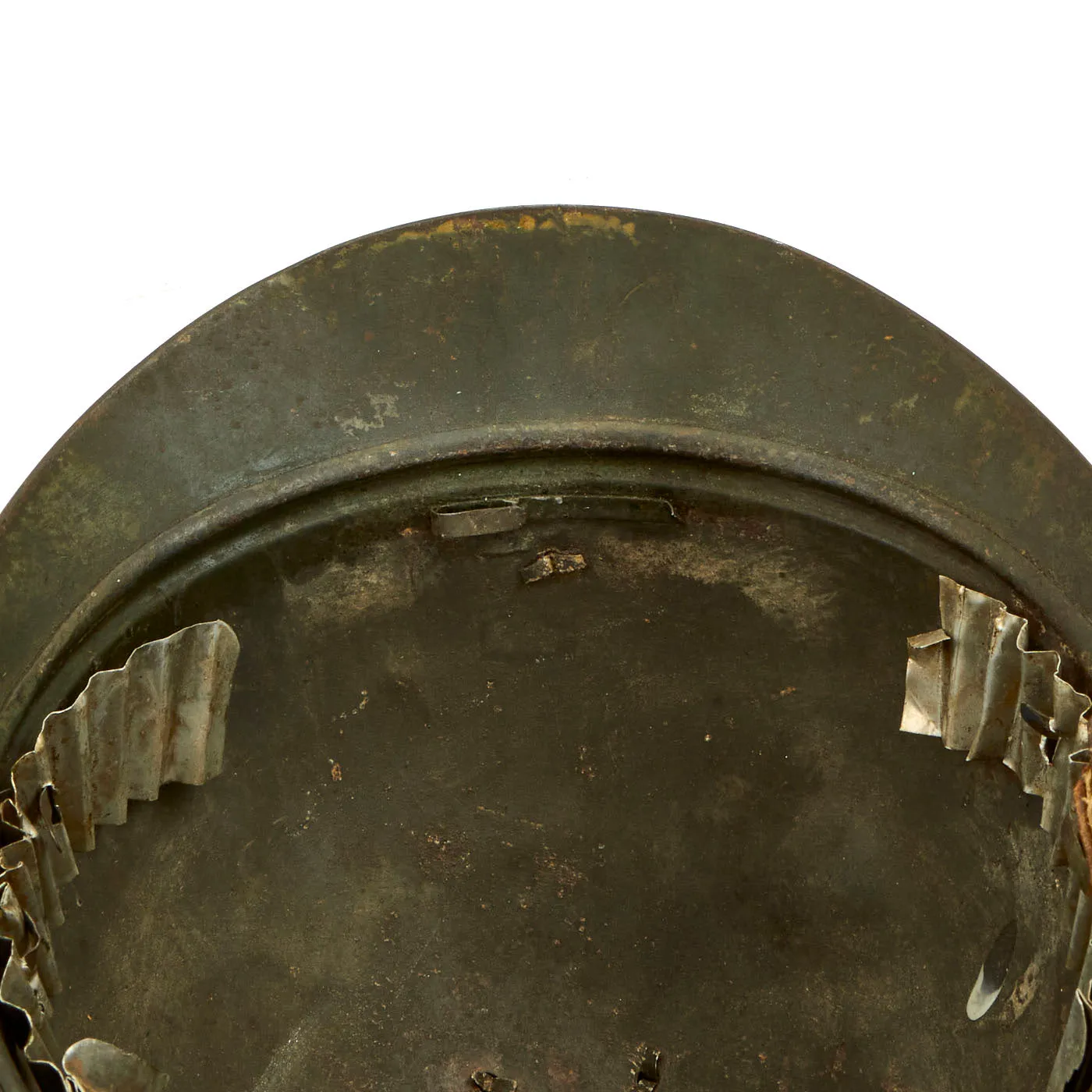 Original Rare Russian WWI 1st Issue M-1915 French Adrian Helmet with Russian Plate