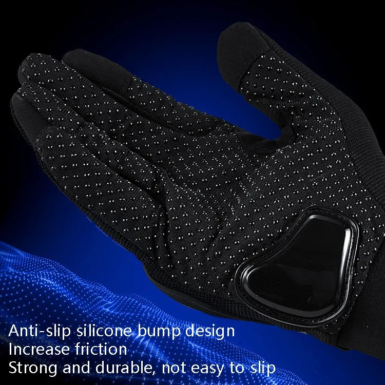 Riding Tribe MCS-17 Motorcycle Gloves Touch Screen Outdoor Riding Gloves, Size: L(Orange)