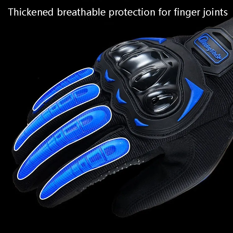 Riding Tribe MCS-17 Motorcycle Gloves Touch Screen Outdoor Riding Gloves, Size: L(Orange)