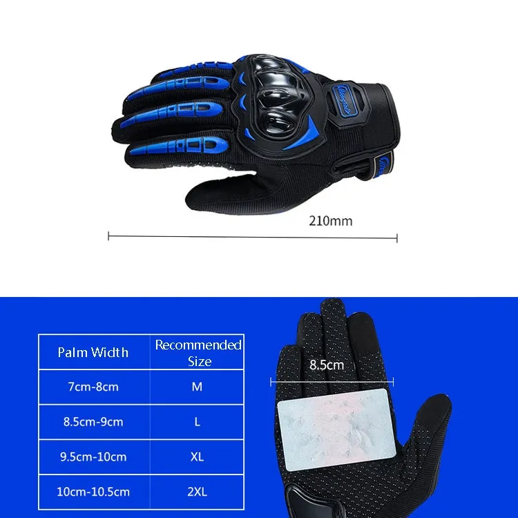 Riding Tribe MCS-17 Motorcycle Gloves Touch Screen Outdoor Riding Gloves, Size: L(Orange)