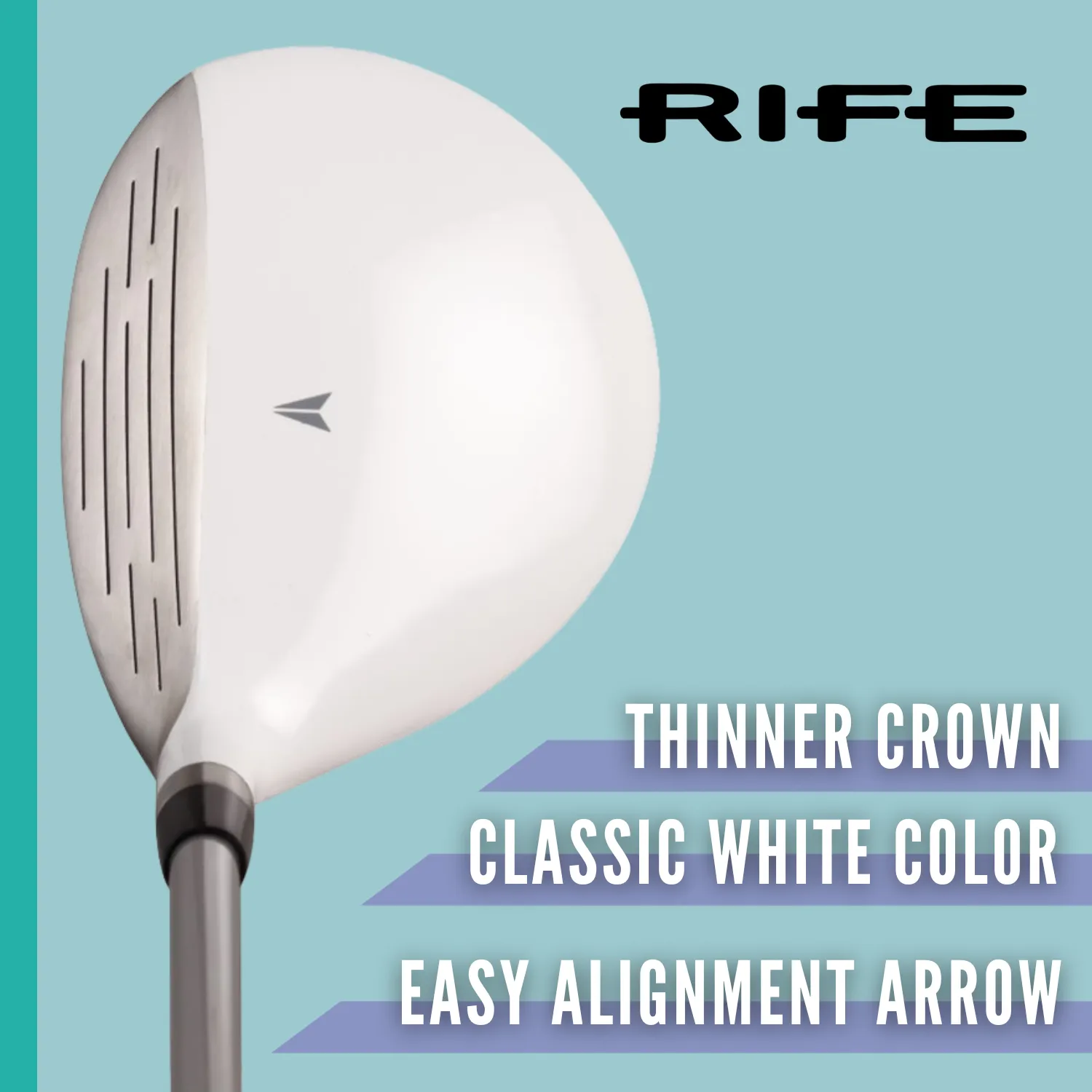 Rife Golf 812s New Offset #7   #9  #11  #13 Lady Fairway Metal Wood RH Clubs Set Premium Ultra Forgiving Ladies Flex Graphite Shaft with Tour Velvet Grip   Headcovers