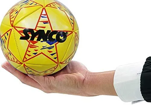 Synco Mini Footbal for 1-4 Years Kids (Yellow)