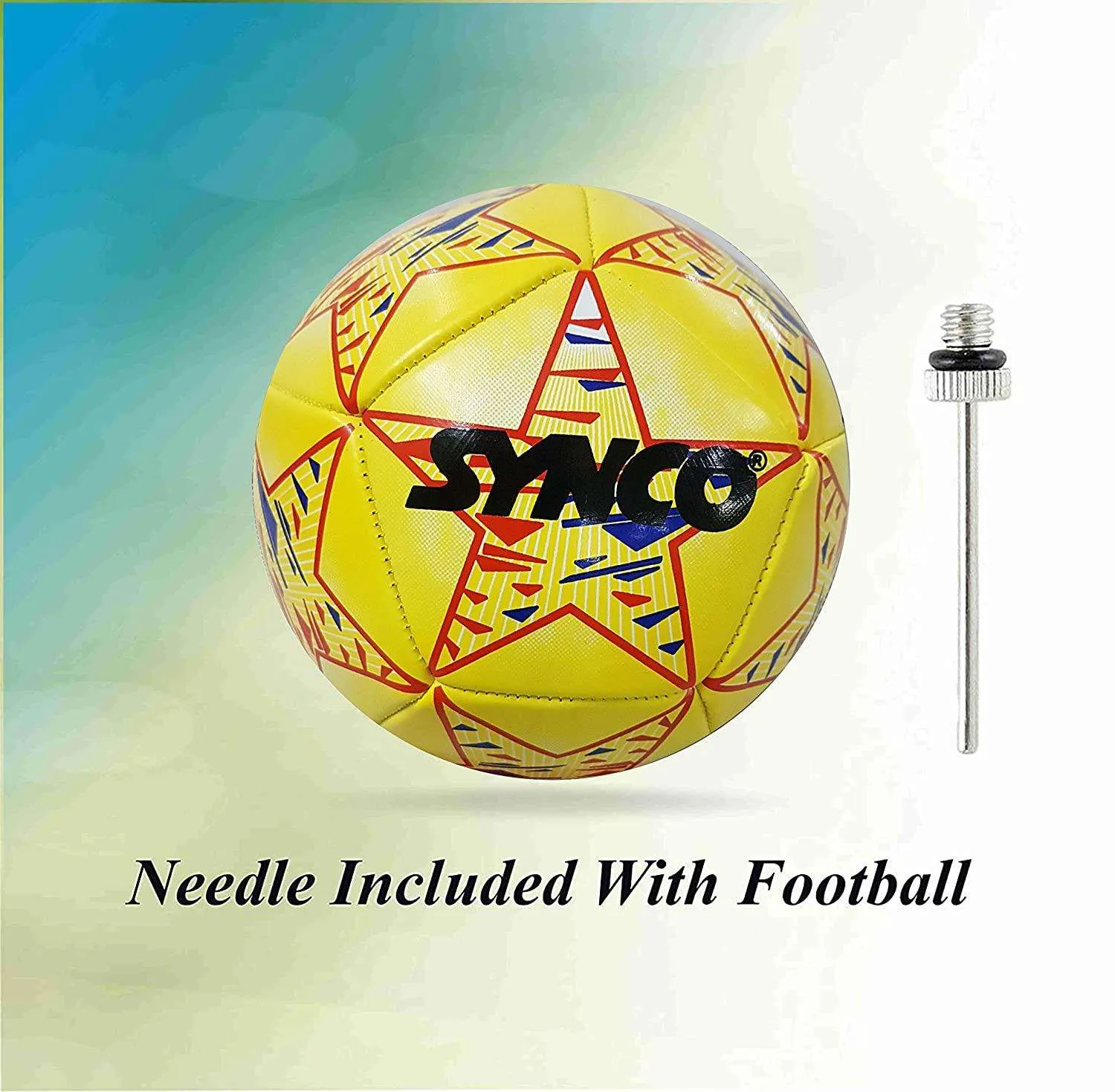 Synco Mini Footbal for 1-4 Years Kids (Yellow)