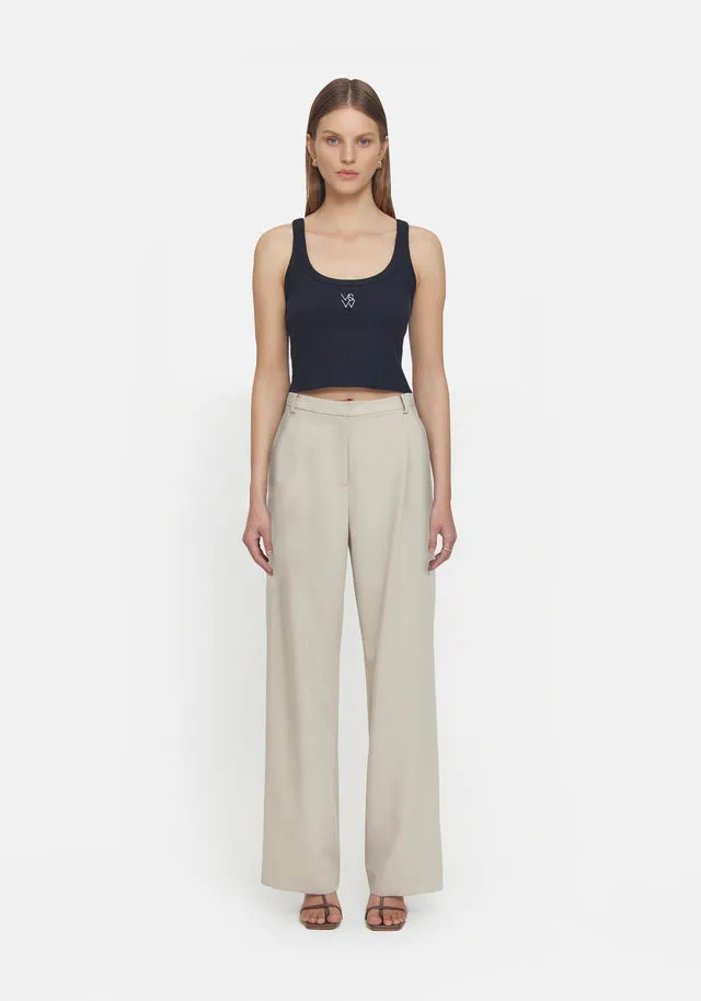 V&W Crop Tank - Black